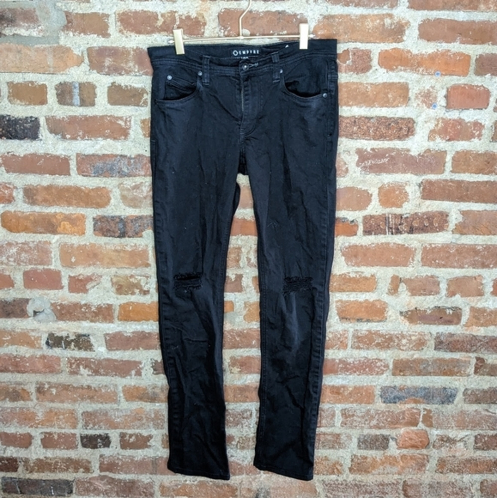 Empyre Size 30‎ Black Skeletor Skinny Jeans